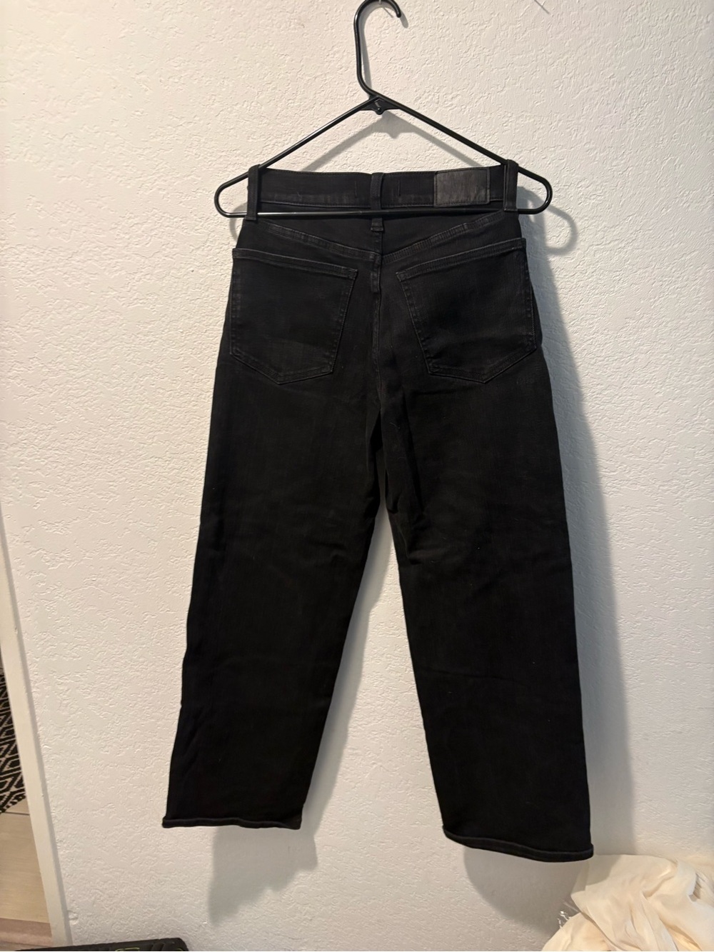 Madewell Black Straight-Leg Jeans